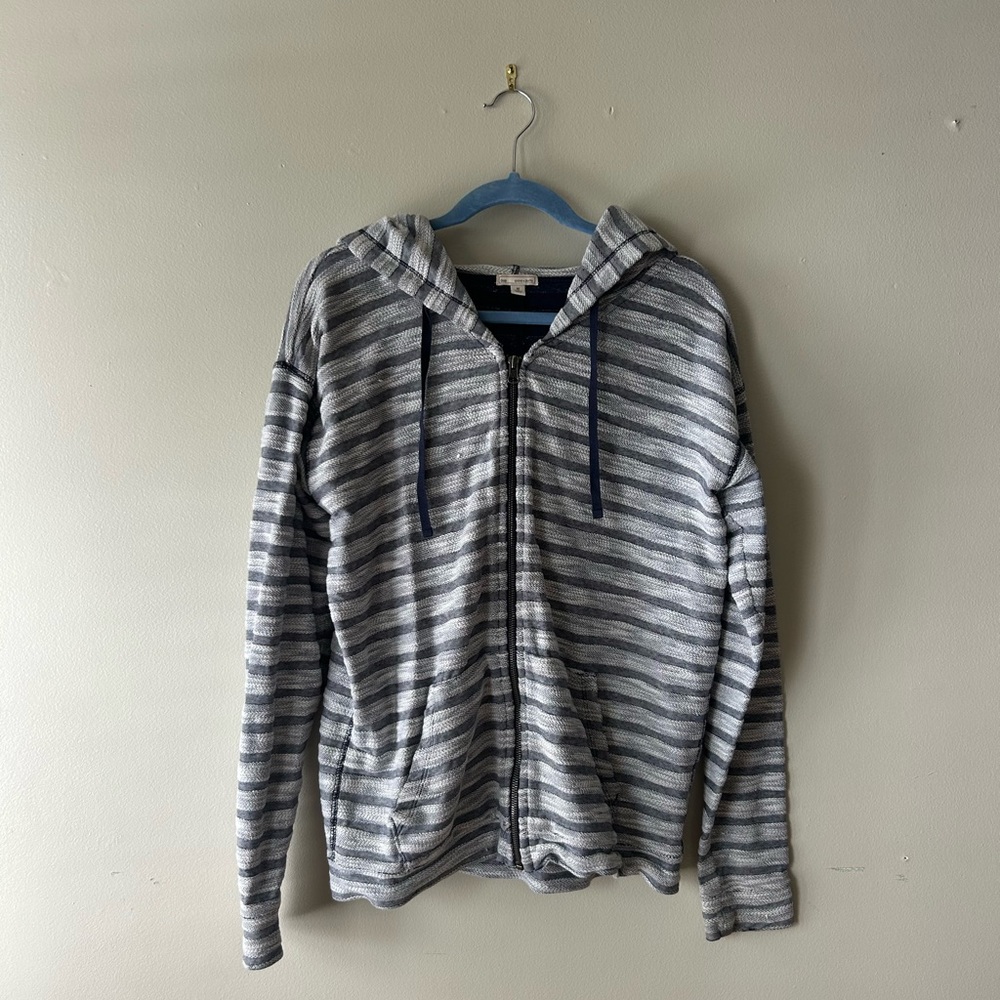 Striped Gray Blue Women’s Jacket